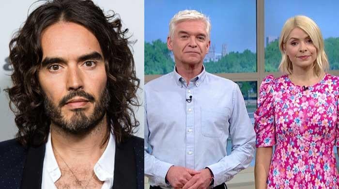 Russell Brand breaks silence with reaction to meme of Phillip Schofield
