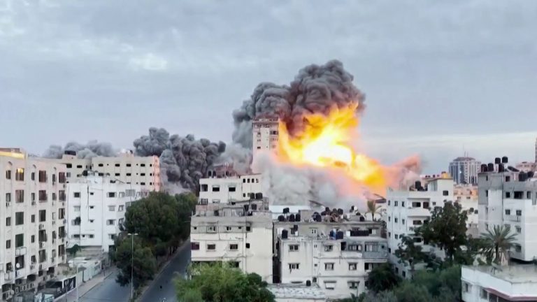 Israel-Hamas conflict live: Gun battles rage in south Israel, deaths rise