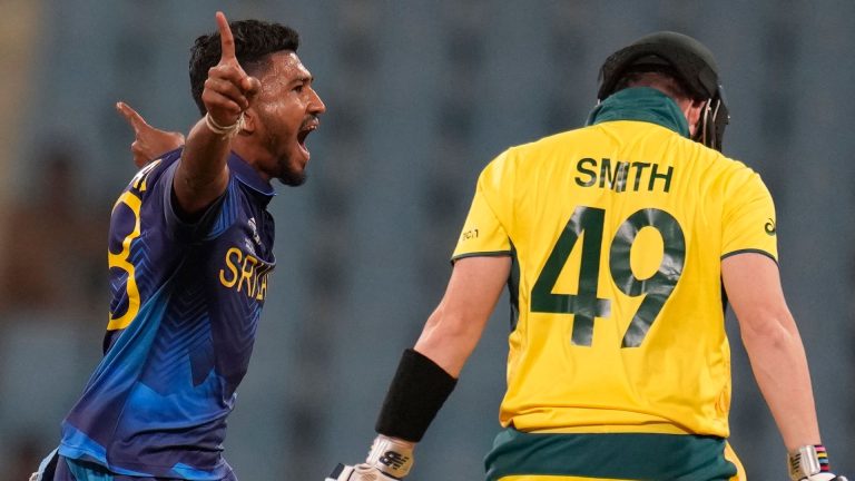 Scorecard/live text: Australia need 210 to beat Sri Lanka at Cricket World Cup